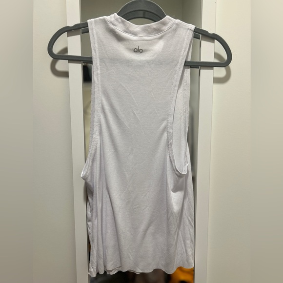 White Alo Yoga tank top | size S - Picture 2 of 3